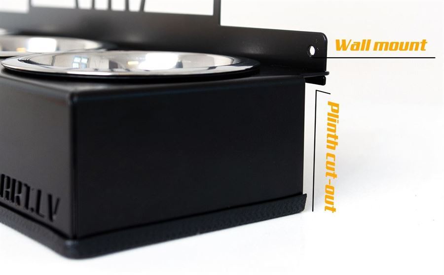 2-Bowl Dog Feeder, Cirnechi dell’Etna Dog breed, Raised Feeding Station
